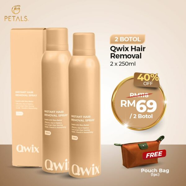 QWIX HAIR REMOVAL - SET 2 BOTOL