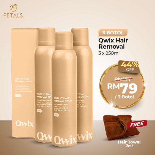 QWIX HAIR REMOVAL - SET 3 BOTOL