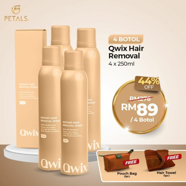 QWIX HAIR REMOVAL - SET 4 BOTOL